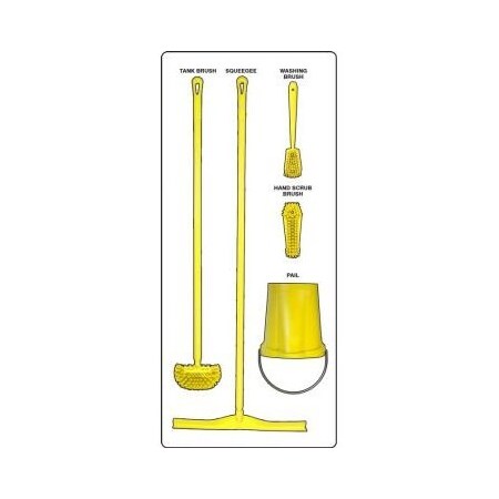 Accuform WET ZONE STOREBOARDS PSB113WTYL PSB113WTYL